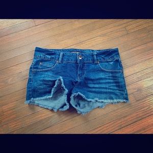 Jean mini shorts